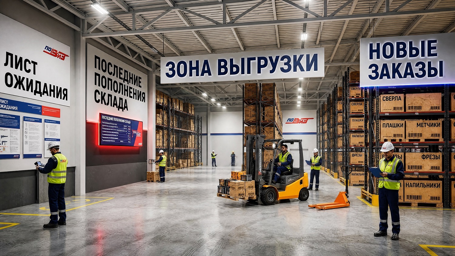 Зона выгрузки товара
