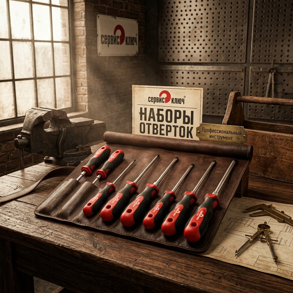 Наборы отвёрток Сервис Ключ